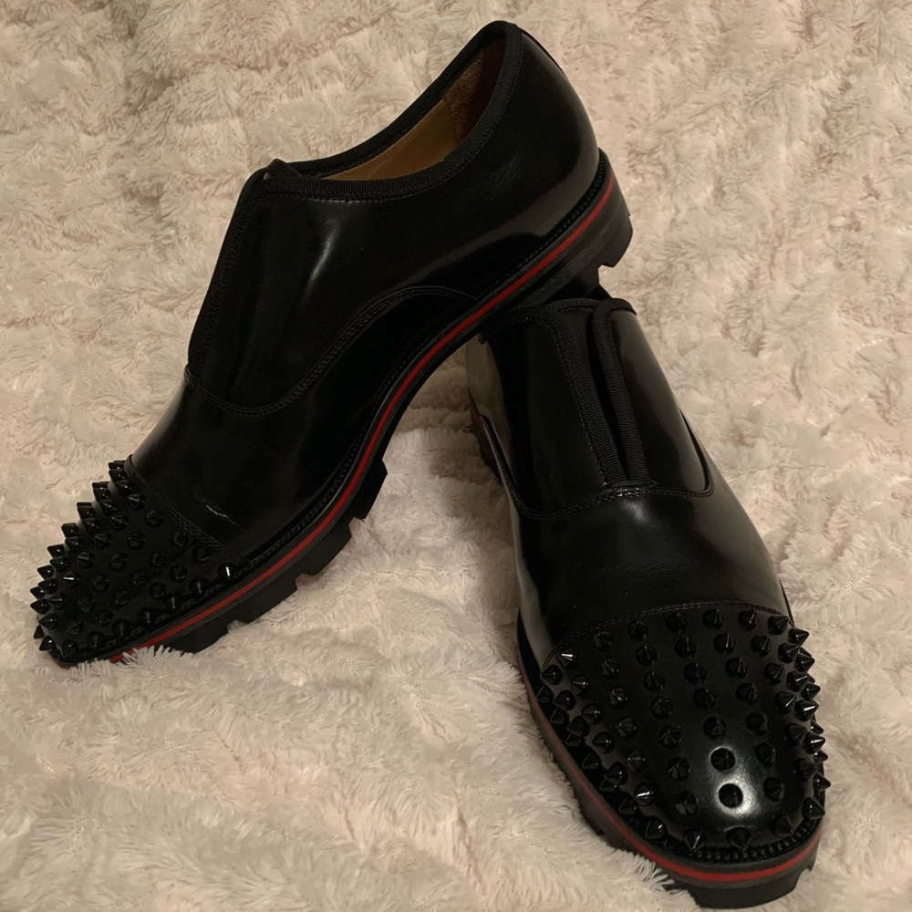 Christian Louboutin Flat/leather Spike